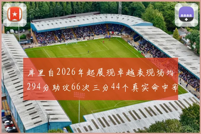 库里自2026年起展现卓越表现场均294分助攻66次三分44个真实命中率高达637