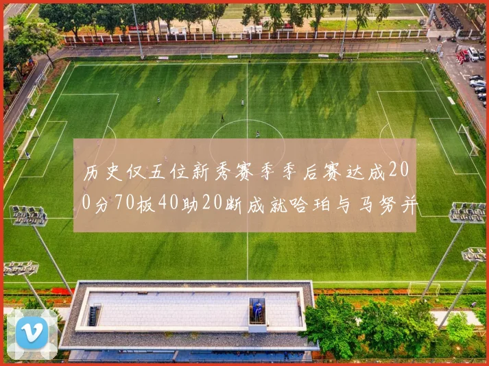 历史仅五位新秀赛季季后赛达成200分70板40助20断成就哈珀与马努并肩而立